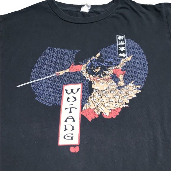 Vintage 2008 Wu-Tang Japanese Exclusive Shirt Samurai Sword - Picture 2 of 3